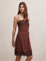 Wisteria Lace Detail Midi Dress Forever New