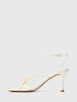 Summer Strappy Metal Trimmed Heeled Sandal Forever New