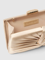 Tate Twist Satin Hardcase Clutch Forever New