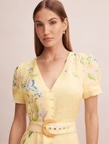 Calissa V-Neck Short Sleeve Midi Dress Forever New