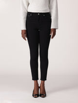 Ashley Mid-Rise Skinny Jeans Black Forever New