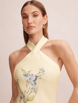 Tabitha Halter Neck Midi Dress