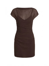 Vivianna Mesh Overlay Mini Dress Forever New