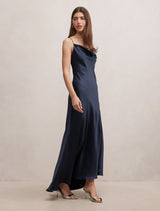 Tilesha Satin Cowl Slip Maxi Dress Forever New