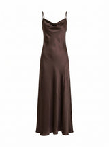 Tilesha Satin Cowl Slip Maxi Dress Forever New