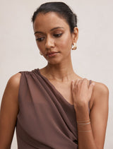 Morgan Petite Draped Shoulder Top Forever New
