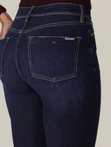Nala Mid-Rise Dark Ripped Skinny Jeans Forever New