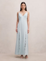 Salome V Neck Lace Maxi Dress Forever New