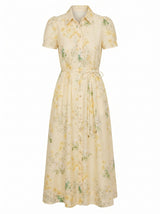 Avery Short Sleeve Seam Detail Midi Dress Forever New