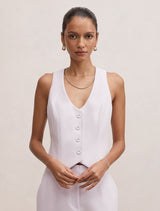 Paloma Petite Waistcoat Lilac Suit Forever New