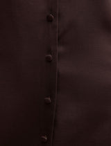 Blair Satin Collared Mini Dress Forever New