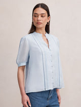 Skye Trim Detail Blouse Forever New