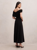 Nika Off Shoulder Midi Dress Forever New