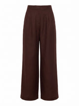 Eva Petite Linen Wide Leg Pants Forever New