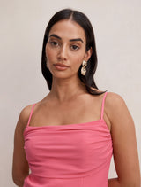 Sully Folded Cowl Mini Dress Forever New