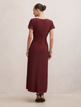 Tahnee Ruched Waist Midi Dress Forever New