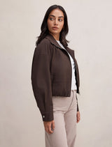 Brooke Funnel Neck Jacket Forever New