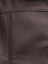 Bex Double Funnel Neck Pu Jacket Forever New