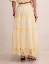Naomi Elastic Maxi Skirt Forever New