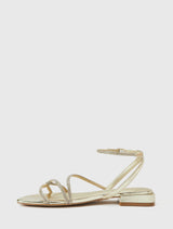 Dominique 2 Diamante Strap Flat Pm Sandal Forever New