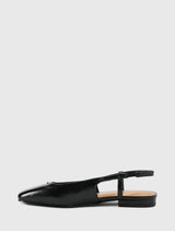 Grace Centre Seam Detail Slingback Flat Forever New