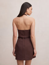 Kobi Lace Halter Mini Dress Forever New