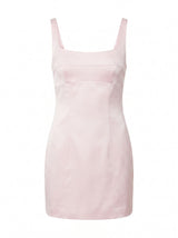 Giana Panelled Satin Mini Dress Forever New
