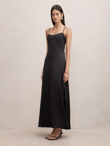 Hattie Corset Panelled Maxi Dress Forever New