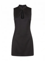 Jade Keyhole Satin Mini Dress Forever New