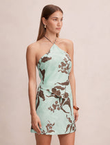 Abigail Halter Tie Back Mini Dress Forever New