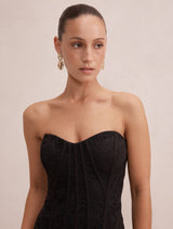 Myla Petite Corset Lace Maxi Dress
