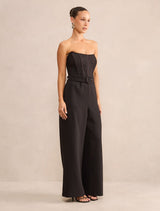 Ivy Petite Strapless Lace Jumpsuit Forever New