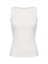Karla Lace Trim Tank Top Forever New