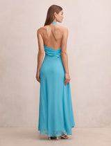 Rory Halter Drape Maxi Dress Forever New