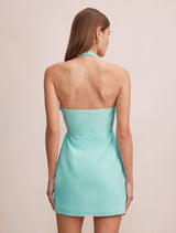 Shayla Hardware Halter Mini Dress Forever New
