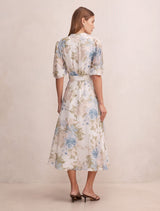Irena Printed Midi Dress Forever New