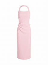 Georgie Halter Ruched Bodycon Dress Forever New
