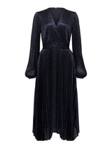 Sahara Wrap Plisse Midi Dress Forever New