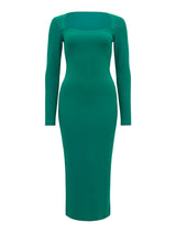 Sandra Square Neck Bodycon Midi Dress Forever New
