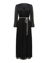 Amina Diamante Belt Plisse Maxi Dress Forever New