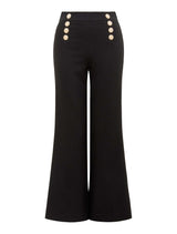 Sara Button Up Slim Flare Pants Forever New