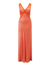 Amelia Lace Trim Satin Midi Dress Forever New