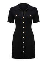 Katherine Short Sleeve Knit Dress Forever New