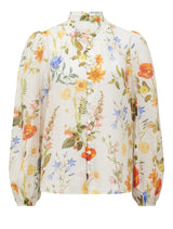 Tilly Trim Long Sleeve Blouse Forever New