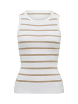 Ariel Placement Stripe Knitted Tank Top Forever New