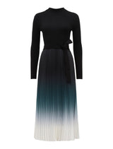 Harmony Ombre Pleat Midi Dress Forever New