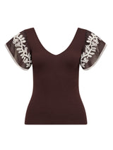 Elodie Frill Sleeve Knit Tank Top Forever New