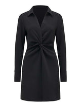 Madison Twist Shirt Mini Dress Forever New