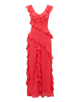 Olive Ruffle Dress Forever New