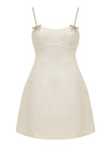 Posie Embellished Trim Mini Dress Forever New